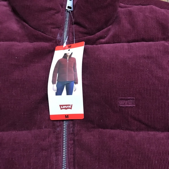 Levi’s Ladies Corduroy Puffer Jacket - Picture 3 of 13